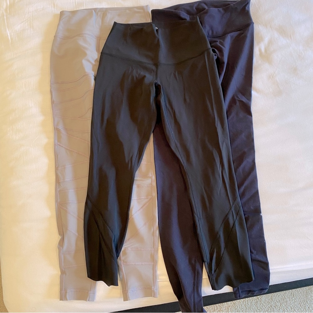 3 pairs Lululemon leggings (3 pairs)